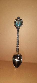 Zilveren + geëmailleerde souvenirlepel van Tongeren, Handtassen en Accessoires, Ophalen of Verzenden, Zo goed als nieuw
