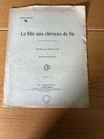 Debussy, La fille aux cheveux de lin, Gebruikt, Klassiek, Ophalen of Verzenden, Artiest of Componist