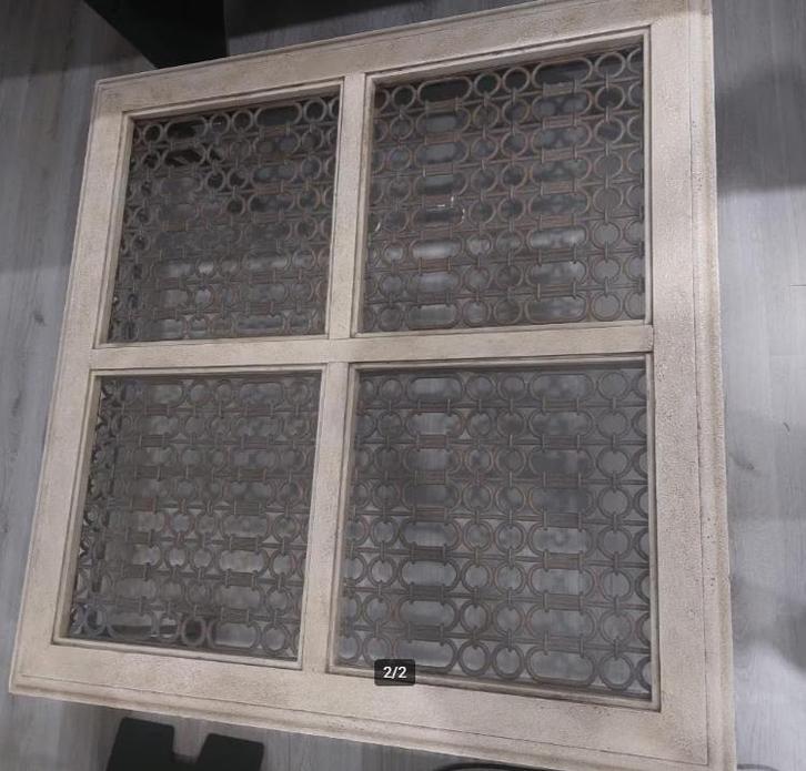 mooie landelijke salontafel, Maison & Meubles, Tables | Tables de salon, Verre, Enlèvement