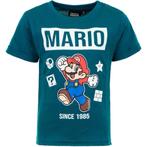 Super Mario T-shirt Petrol - Maat 98 -104 -110 -116 -122-128, Enfants & Bébés, Vêtements enfant | Taille 116, Chemise ou À manches longues