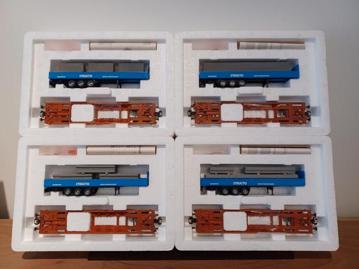 Marklin goederenwagons set nmbs /Van Biervliet, Hobby en Vrije tijd, Modeltreinen | H0, Zo goed als nieuw, Ophalen