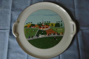 Villeroy Boch 30 cm taartvorm naïef ontwerp Laplau beschikbaar voor biedingen