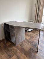 Table de bar avec meuble de rangement pivotant, couleur gris, Huis en Inrichting, Tafels | Statafels, Ophalen, Gebruikt