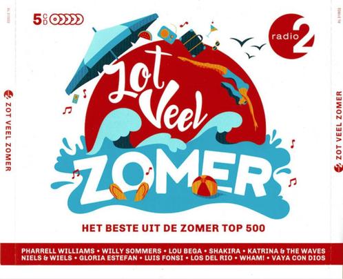 5-CD-BOX * Zot Veel Zomer - Het Beste Uit De Zomer Top 500, Cd's en Dvd's, Cd's | Pop, Ophalen of Verzenden