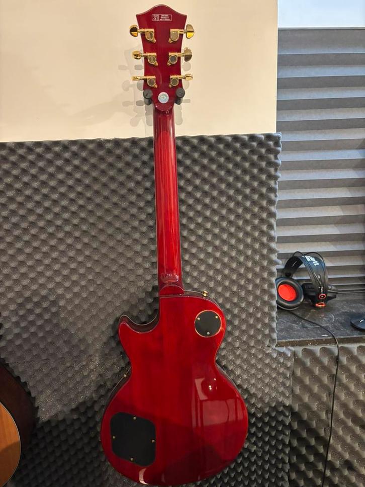 Bacchus Duke rode gitaar, Muziek en Instrumenten, Snaarinstrumenten | Gitaren | Elektrisch, Zo goed als nieuw, Ophalen