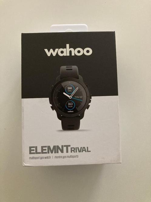 Wahoo ELEMNT RIVAL multisport GPS horloge, Handtassen en Accessoires, Sporthorloges, Gebruikt, Zwart, Afstand, Calorieverbanding