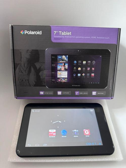 Tablette Polaroid 7 pouces neuve vintage dans une boîte, Informatique & Logiciels, Android Tablettes, Neuf, Wi-Fi, 7 pouces ou moins