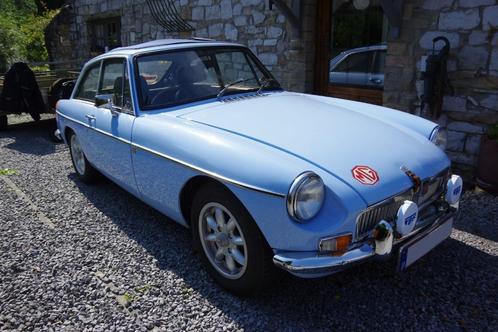 MGB GT 1800, Autos, Oldtimers & Ancêtres, Particulier, Toit ouvrant, MG, Essence, Coupé, 2 portes, Boîte manuelle, Bleu, Noir