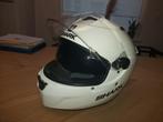 witte helm Shark speed -R blank, Motoren, Dames, Tweedehands, Integraalhelm, Shark