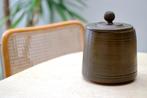 Grand pot avec couvercle en grès vernissé vintage artisanat, Antiquités & Art, Antiquités | Céramique & Poterie, Enlèvement