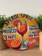Panneau d'affichage rond en métal Aperol, Enlèvement ou Envoi, Neuf, Panneau publicitaire