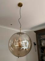 Glazen hanglamp diameter 48 cm, Ophalen, Zo goed als nieuw, Glas, Minder dan 50 cm