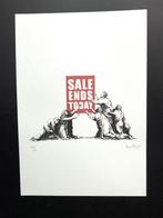 Banksy Sales ends today litho 35 X 50, Ophalen of Verzenden