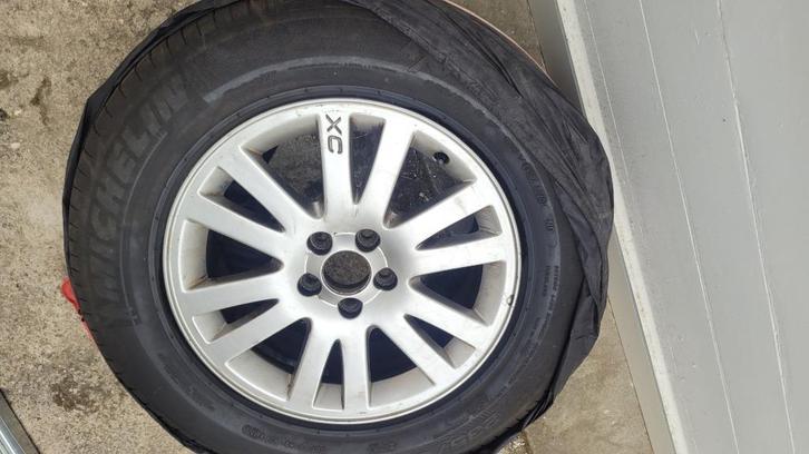 4 velgen + 4 Michelin-banden - winter - Volvo XC90, Auto-onderdelen, Banden en Velgen, Band(en), Winterbanden, Gebruikt, Ophalen