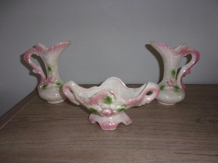 set van 3 vazen met pareleffect, Antiek en Kunst, Antiek | Vazen, Ophalen of Verzenden