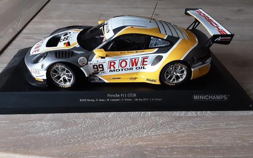 Porsche 911 GT3 R # 99 ROWE Racing, Hobby en Vrije tijd, Modelauto's | 1:18, Nieuw, Auto, MiniChamps, Ophalen of Verzenden