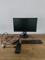 Lcd Computer scherm fujitsu en toetsenborde Hp, Ophalen, DisplayPort, Overige typen, In hoogte verstelbaar