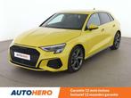Audi A3 35 TFSI S line (bj 2023, automaat), Auto's, Overige kleuren, USB, Leder, 150 pk