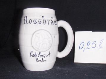 ANGLO BELGE BROUWERIJ BIERPOT ROSSBRAU VERZAMELEN, Verzamelen, Biermerken, Ophalen