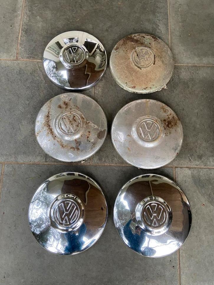 6x vw wieldoppen, Auto diversen, Wieldoppen, Gebruikt, Ophalen of Verzenden