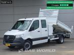 Mercedes Sprinter 514 CDI Kipper met Kist Dubbel Cabine Dubb, Auto's, 2910 kg, Stof, Gebruikt, Euro 6