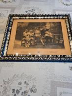 Foto met kader koninklijke familie, Antiek en Kunst, Kunst | Tekeningen en Fotografie, Ophalen