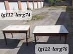 Oude houten + geëmailleerde keukentafel, Ophalen