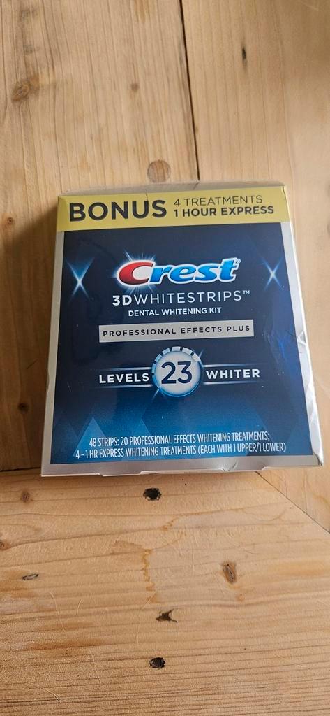 Nieuwe doos CREST 3D whitestrips 23 levels whiter express, Diversen, Overige Diversen, Nieuw, Ophalen of Verzenden