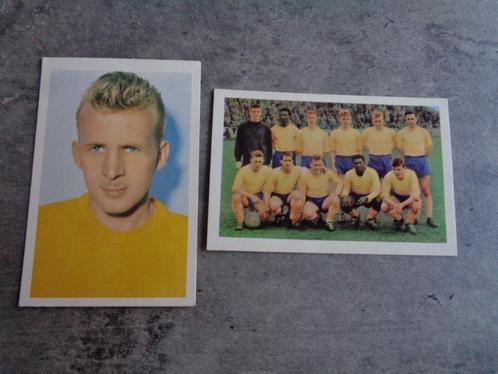 VOETBAL KAARTEN  prenten anno 1963 MAPLE LEAF GUM ST TRUIDEN, Hobby en Vrije tijd, Stickers en Plaatjes, Zo goed als nieuw, Ophalen of Verzenden