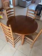 Ronde tafel met 4 stoelen, Ophalen, Gebruikt