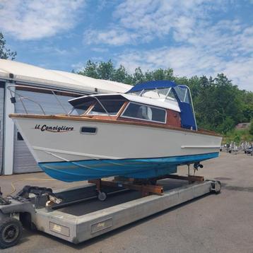 Motorjacht Swin 24 met Mercruiser 140 pk  inboard, Watersport en Boten, Ophalen, Gebruikt, Benzine, 6 tot 9 meter