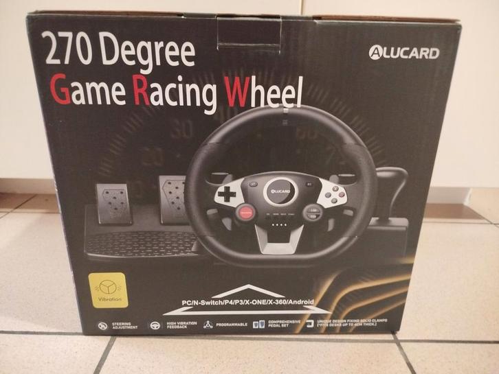 Volant Racing Compatible pour PC/ PS4/ Switch/ PS3/ Xbox One, Games en Spelcomputers, Spelcomputers | Sony Consoles | Accessoires