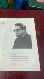 Pater, Verzamelen, Ophalen of Verzenden, Bidprentje