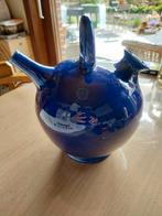 Kobaltblauwe Franse waterkan 25 cm hoog, Antiek en Kunst, Curiosa en Brocante, Ophalen