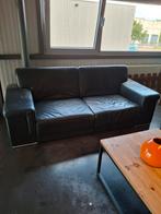 lederen salon zwart, Ophalen, Gebruikt