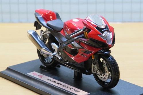 Suzuki GSX-R1000 1:18 rood Maisto, Hobby en Vrije tijd, Modelauto's | 1:18, Nieuw, Motor, Maisto, Ophalen of Verzenden