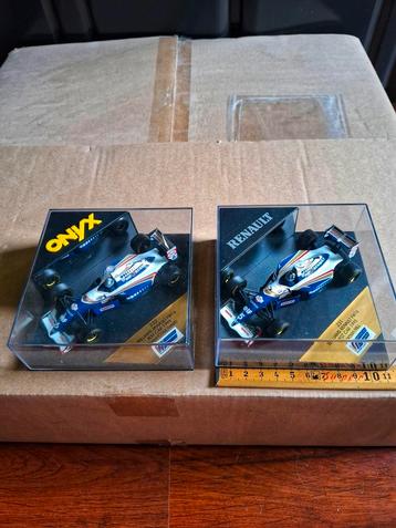 2 MINIATUREN VAN WILLIAMS RENAULT FW16 UIT 1995 beschikbaar voor biedingen