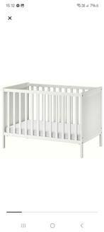 Lit bébé + Matelas IKEA, Enlèvement, Comme neuf, Lit