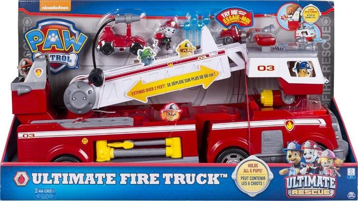 PAW Patrol 6043989 Ultimate Rescue Brandweerwagen, Kinderen en Baby's, Speelgoed |Speelgoedvoertuigen, Zo goed als nieuw, Ophalen