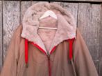 Dames jas, Ophalen of Verzenden, Zo goed als nieuw, Maat 46/48 (XL) of groter, Beige