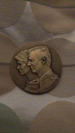 Medaille Filip en Mathilde(huwelijk), Postzegels en Munten, Ophalen of Verzenden, Brons