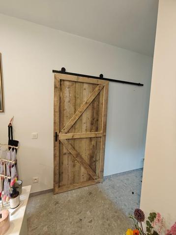 schuifdeur - barndoor uit steigerhout (promo ) beschikbaar voor biedingen