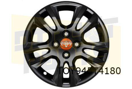Toyota Aygo velg Aluminium 15'' dubbele 5-spaaks hoogglans z, Auto-onderdelen, Banden en Velgen, Band(en), Personenwagen, Nieuw