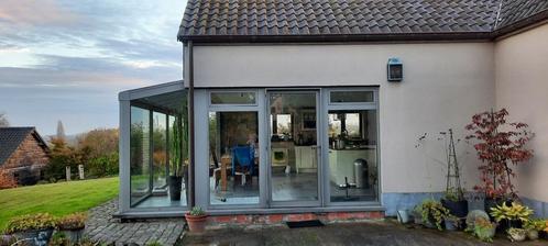 ramen en deur, Doe-het-zelf en Bouw, Glas en Ramen, Gebruikt, Overige typen, 160 cm of meer, 160 cm of meer, Dubbelglas, Ophalen
