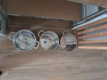 3 casserols beschikbaar voor biedingen