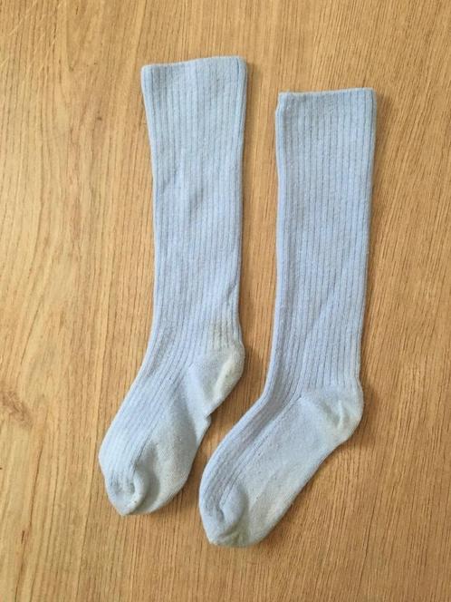 FILOU, (licht)blauwe kniekousen 28 - 31, Kinderen en Baby's, Kinderkleding | Schoenen en Sokken, Sokken, Meisje, Ophalen of Verzenden
