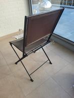 Chaises en fer forgé et cuir, Maison & Meubles, Chaises, Enlèvement