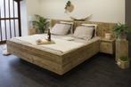 Zwevend 2-persoonsbed Ruby van steigerhout, Ophalen of Verzenden, Nieuw, Steigerhout