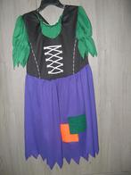 Verkleedkostuum heks maat 120 (4-6jaar), Enlèvement ou Envoi, Utilisé, Fille, Autres types