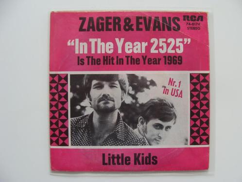Zager & Evans – In The Year 2525 (1969), CD & DVD, Vinyles Singles, Single, Rock et Metal, 7 pouces, Enlèvement ou Envoi